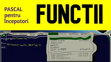 Invatam Pascal 10 - Functii