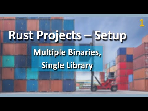 Rust project setup part-1 by implRust - Multiple Binaries & Single Library in single rust project