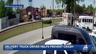 'I am so thankful': FedEx driver stops runaway truck after woman falls out