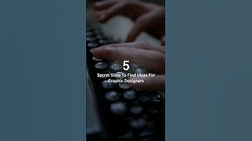 5 Secret Sites To Find Ideas For Graphic Designers| #shorts