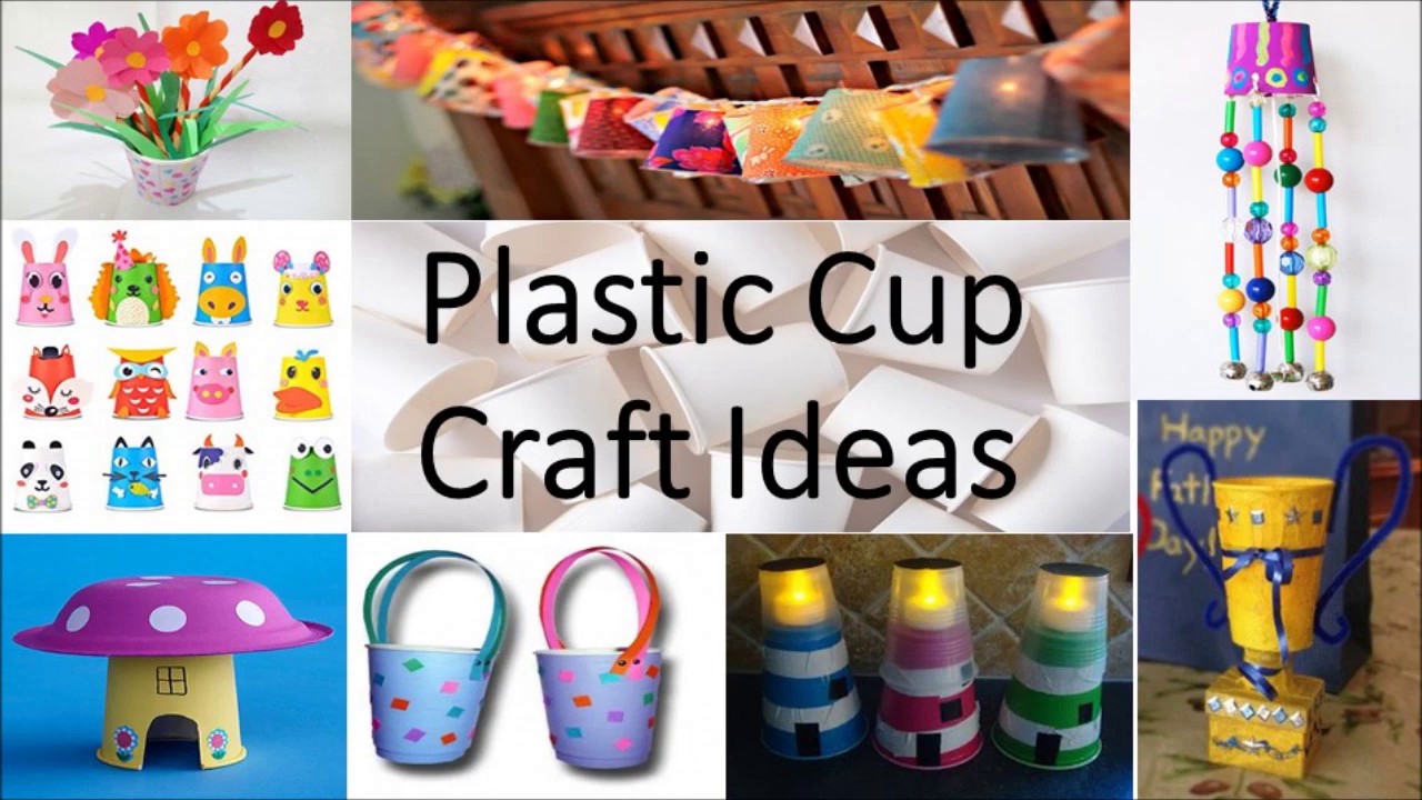15 Best Paper or Plastic Cup Craft Ideas for kids, Plastic Cup Craft ideas