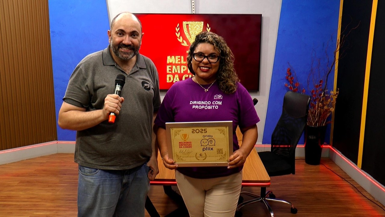 Grupo Pliix  eleito Melhor Empresa Franqueadora da Cidade 2025 no Prêmio Melhores Empresas da Cidade