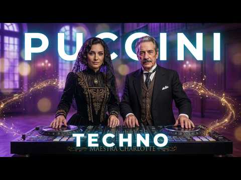 Puccini  Techno Mix 🎹 – Techno House for Deep Focus & Study | Maestra Charlotte