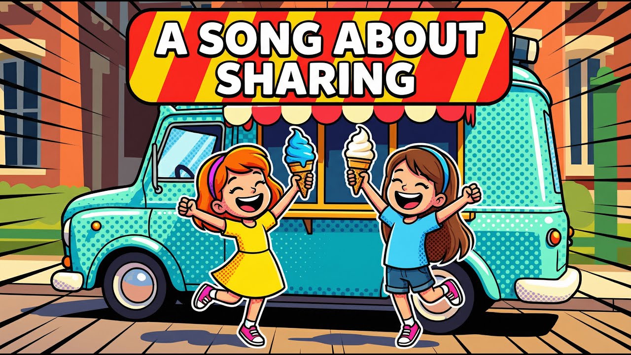 Kids' Ice Cream Truck Song 🚚 | Sing Along About Sharing & Friendship