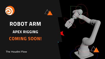 APEX Robot Arm Rigging | TEASER | Houdini Mechanical Tutorial