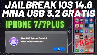 Jailbreak Passcode iOS 14.6 14.5| iPhone 7 checkra1n desactivado código | MinaUSB Patch V3.2 GRATIS