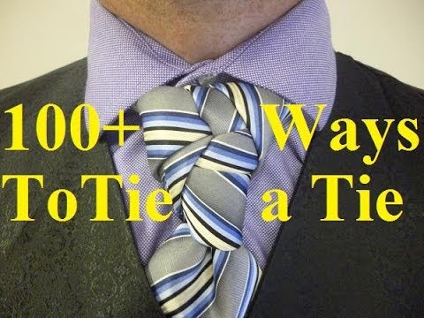 How To Tie a Necktie Kaleidoscope Knot - YouTube