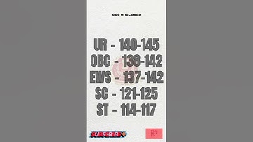 SSC CHSL 2022 TIER 1 || EXPECTED CUT OFF || FINAL PREP SSC