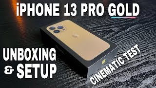 IPHONE 13 PRO GOLD UNBOXING - YouTube