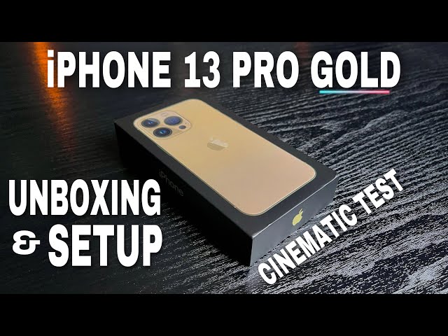 【専用ページ】 iPhone13Pro ゴールド IPHONE 13 PRO GOLD UNBOXING - YouTube