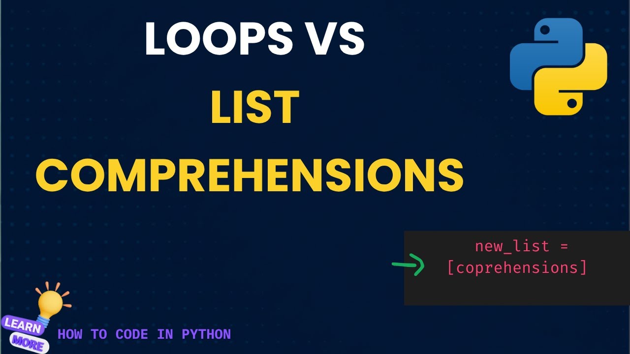 Python for Beginners | Loops & List Comprehensions Explained Step-by-Step
