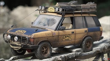 Awesome RC Scale CAMEL TROPHY Range Rover Classic Hyperscale