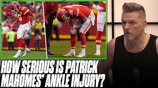 Is Patrick Mahomes Injured Ankle Going To Play Major Role In AFC Tile Game? | Pat McAfee Reacts