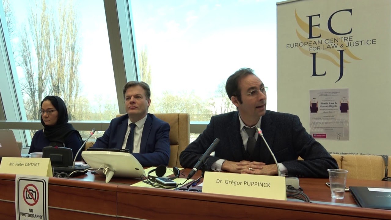 Sharia & Human Rights, Grégor Puppinck's Intervention