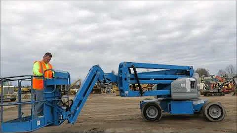 For Sale 2012 Genie Z45/25J 45' Electric Articulating Boom Lift Man bidadoo.com