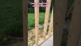 Getting the exterior wall frame up #metalroof #customhomebuilding #custombuilder #construction