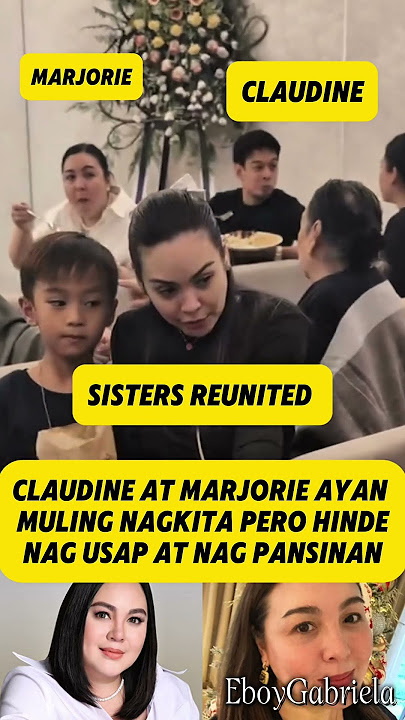 Claudine at marjorie baretto reunited muling nagkita