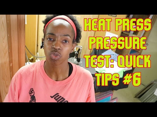 How to set pressure on heat press fancierstudio power heat press 