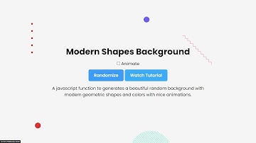 Building a Custom JavaScript Library for Beautiful Geometric Shape Backgrounds