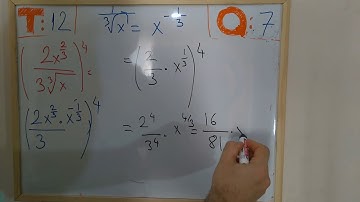 TSI MATH-TEST 12-Rational Exponent