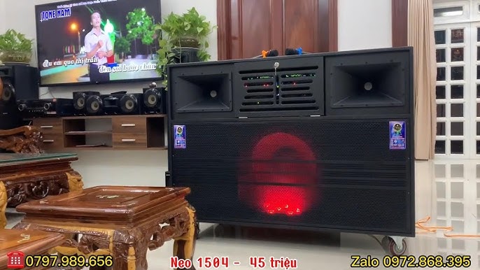 Loa Kéo Điện 3 Bass Siêu Khủng ✓NEO NT 1504 - 45 triệu Bàn Giao ...