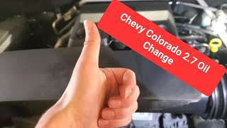 Chevy Colorado 2.7 Turbo Oil Change