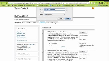 Downloading Print Copy of SchoolNet Test