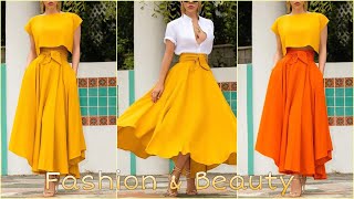 أحلى تنورات صيفية مناسبة للأعياد و المناسبات أو للخرجات بألوان روووعة_awesome skirts