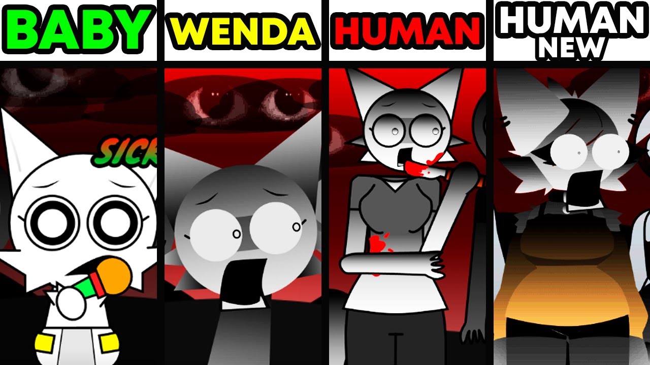 Incredibox Sprunki Wenda Treatment (Babies, Treatment, Human, NEW Human)