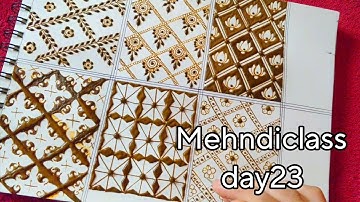 Sehreen Henna class day23||#mehandi #simplemehndi #easymehndi #mehndidesign #easymehndidesign
