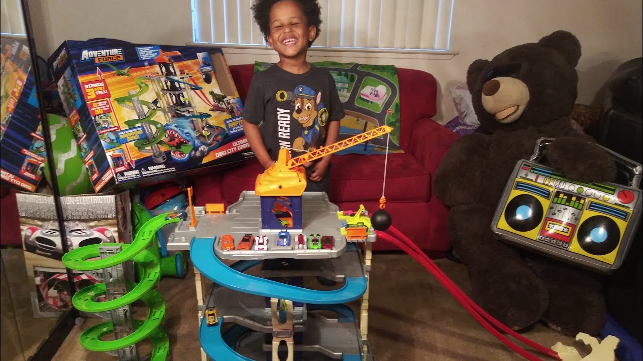 hot wheels dino city garage