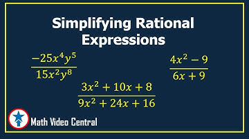 Simplifying Rational Expressions | Math Video Central