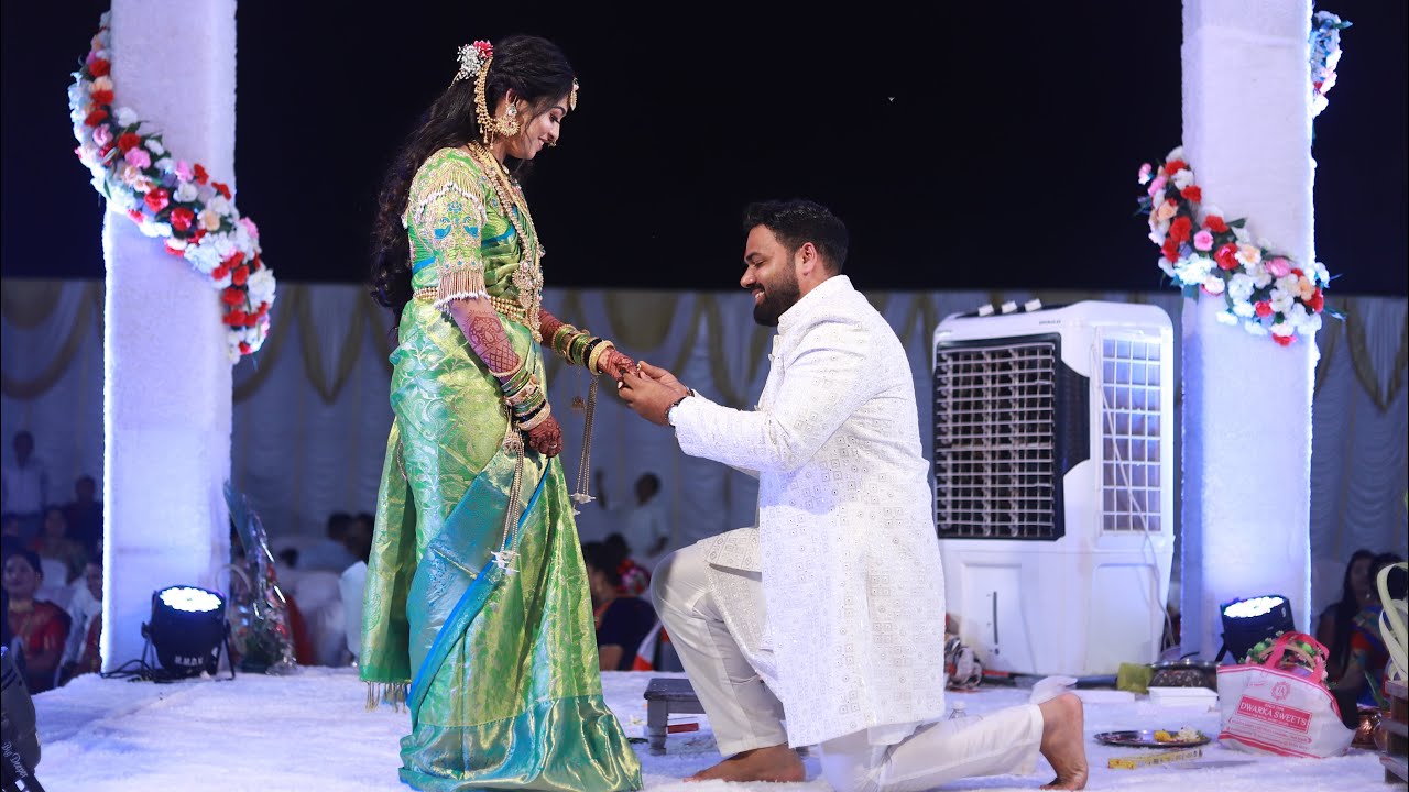Nikita & Rajesh Engagement highlights - YouTube