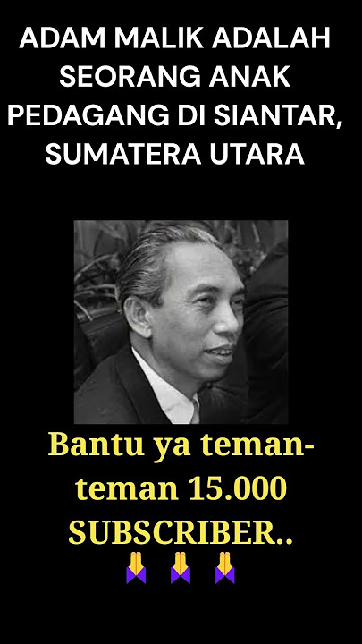 Begini Kehidupan Adam Malik Batubara Waktu Kecil #shorts #short #viral #pahlawan #pahlawanindonesia
