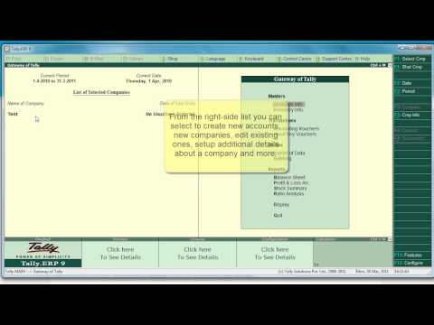 Tally.ERP9, accounting software