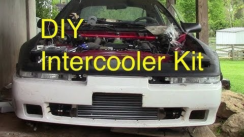 DIY Intercooler Kit | How To Install an Intercooler | 1JZ Supra