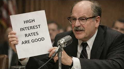 Schizophrenia but you think you are testifying in front of Congress to advocate for higher interest