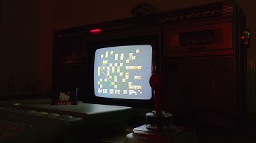 Atari XE Game System (1987) + Philips Stereo radio cassette recorder colour TV 1OCX113 (1982)