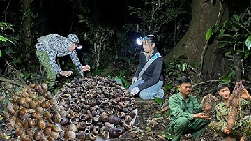 SOI ĐẾM BẤT NGỜ TRÚNG NGAY Ổ ỐC ĐÁ ( Ốc Núi ) - Bùi Văn Trọng