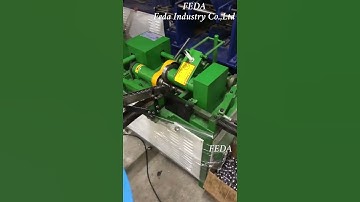 FD-XY1 thread rolling machine with vibration bowl feeding #machinery #machine #auto #metal #factory