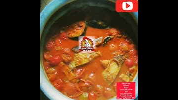 Pangas fish recipe with tomato/easy tomake Pangas cury                                       #shorts