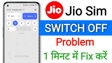 Jio Sim Switch Off Bata Raha Hai || Jio Sim Incoming Call Switch Off Problem