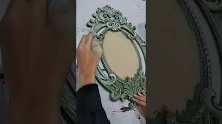 طريقه تعتيق برواز اويما   (ديكوباج على برواز اويما ) #decoupage  #art  #artist