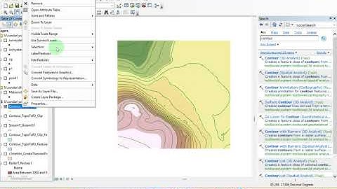 Digital Elevation Model from Topographic Survey Data in GIS.