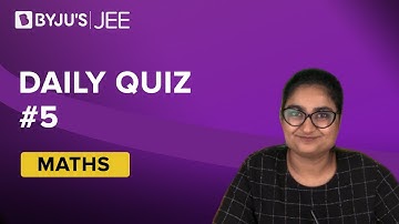 Daily Quiz #5 | Class 11-12 & Repeaters | Maths | Meghma Ma
