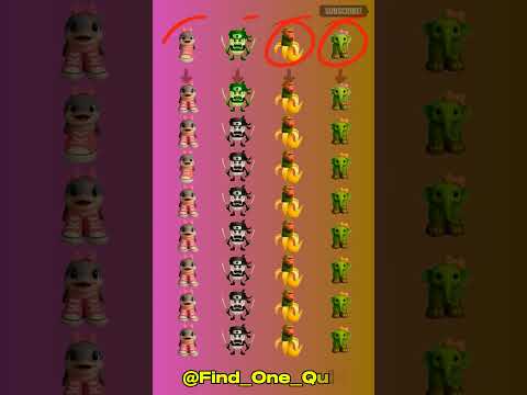 Find The Odd One Ballerino Lololo Lirilì Larilà Makakini Bananini 김프로 유백합