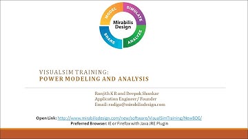 VisualSim Training - Power Modeling and Analysis