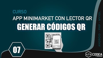 Generar un código QR con información de un producto en PHP Cap. 07 Curso App Lector QR ANDROID