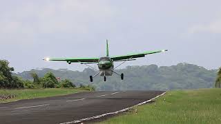 Quest Kodiak short landing at short runway island