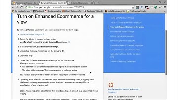Tips for Enhanced Ecommerce Report with Google Analytics